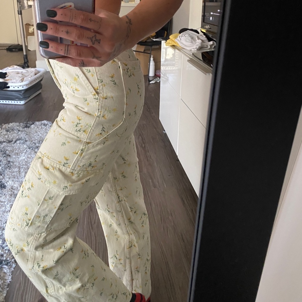 Floral mom jeansszzz